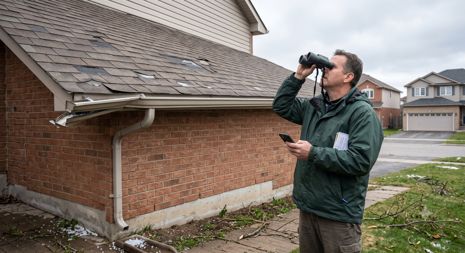 Mississauga Wind and Hail Storms: How to Check Your Roof for Storm Damage (And Deal with Insurance)